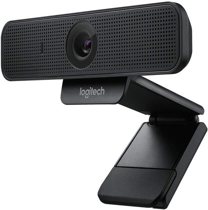 Logitech 960-001075 Webcam with HD Video and Built-In Stereo Microphones - Black (Used)