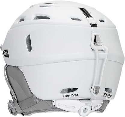 Smith Optics Compass Adult Ski Snowmobile Helmet for Women, Pearl White - Medium (Used)