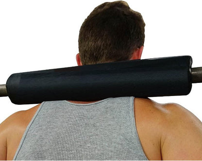 Dark Iron Fitness Nylon Barbell Pad with Extra Thick Foam Padding, 400 Pounds (Used, No Retail Box)