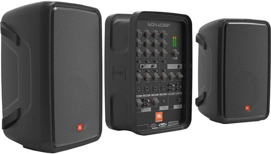 JBL Professional EON208P Portable All-in-One 2-way PA System w/ 8-Channel Mixer (Used)