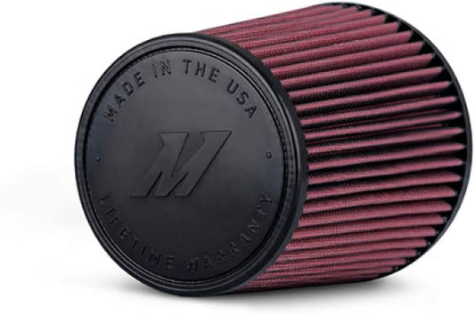 Mishimoto MMAF-3508 Performance Air Filter, 3.5" Inlet, 8" Filter Length - Red (Like New)
