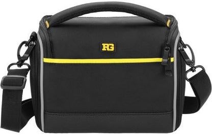 Ruggard Onyx 25 Camera/Camcorder Shoulder Bag with 6 Compartments, Black/Yellow (Used)