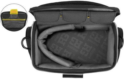 Ruggard Onyx 25 Camera/Camcorder Shoulder Bag with 6 Compartments, Black/Yellow (Used)
