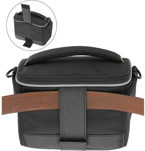 Ruggard Onyx 25 Camera/Camcorder Shoulder Bag with 6 Compartments, Black/Yellow (Used)