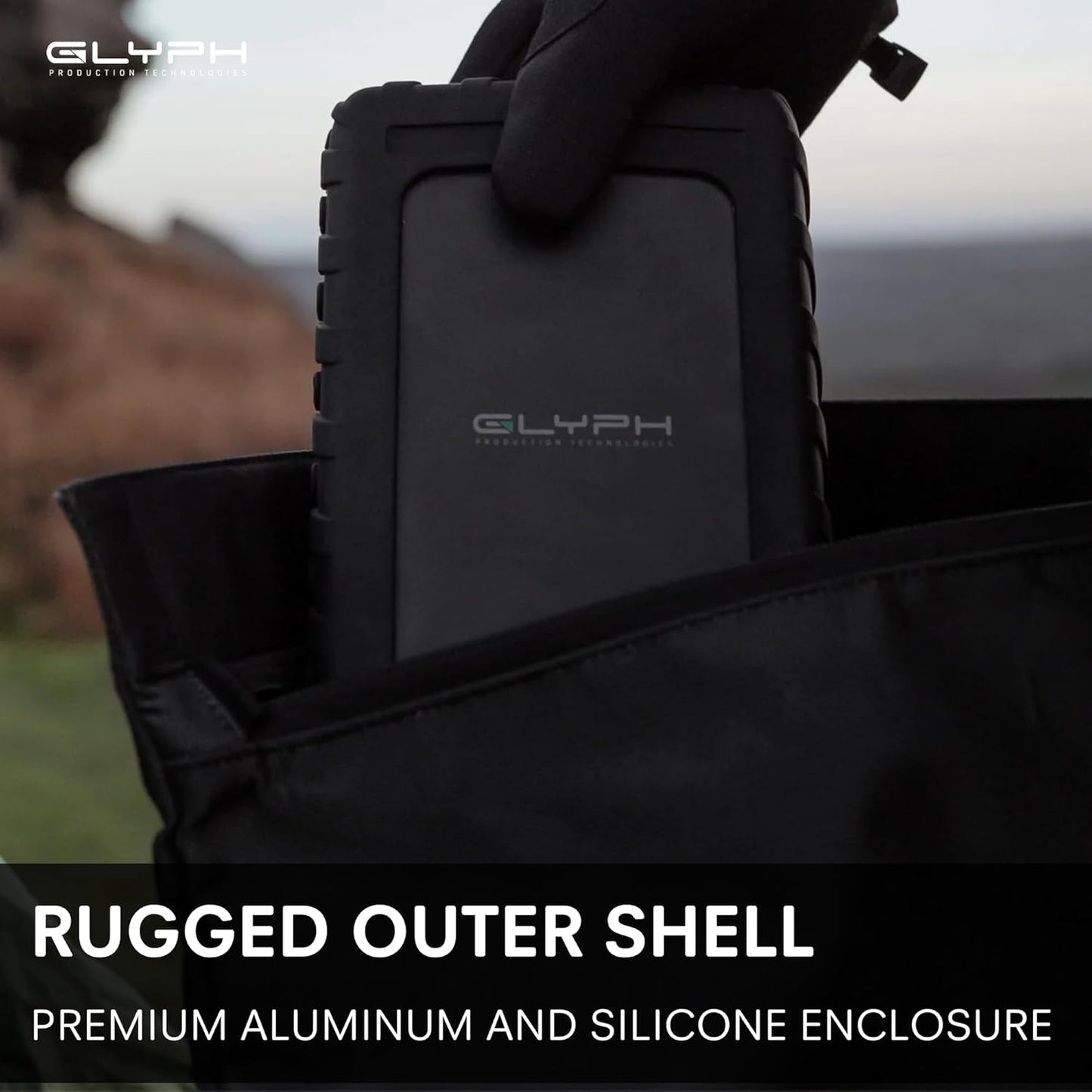 Glyph Production Technologies 8TB Pro External Hard Drive, 260 Mbps, USB-C (Used, No Retail Box)