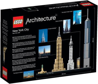 LEGO 21028 Architecture Skyline New York City Building Kit, Multicolor - 598pcs (Like New)