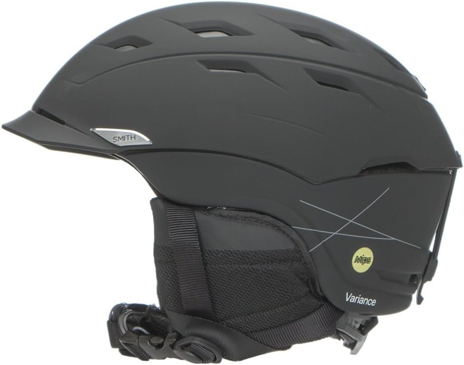 Smith Optics Variance MIPS Adjustable Adult Snow Helmet, Matte Black - Large (Like New)