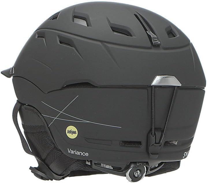 Smith Optics Variance MIPS Adjustable Adult Snow Helmet, Matte Black - Large (Like New)