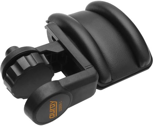 Auray Headphone Holder with Padded Cradle & Adjustable Angle for Offices, Black (Like New)