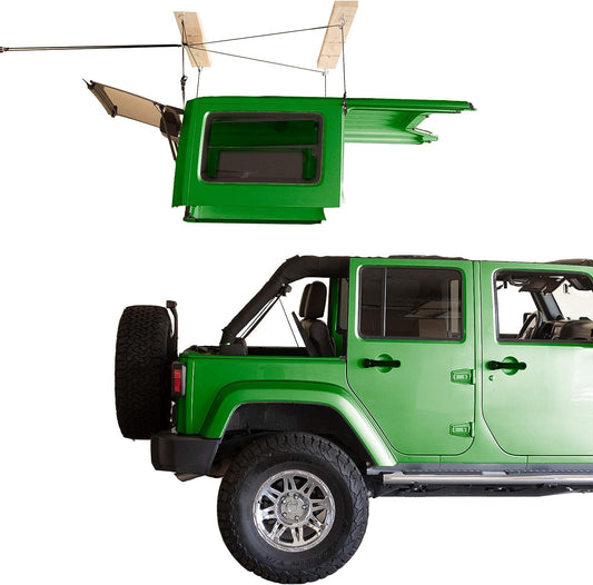 HARKEN 7803B.JEEP Hoist System Anti-Drop Garage Hardtop Storage for Jeep/Bronco (Like New)