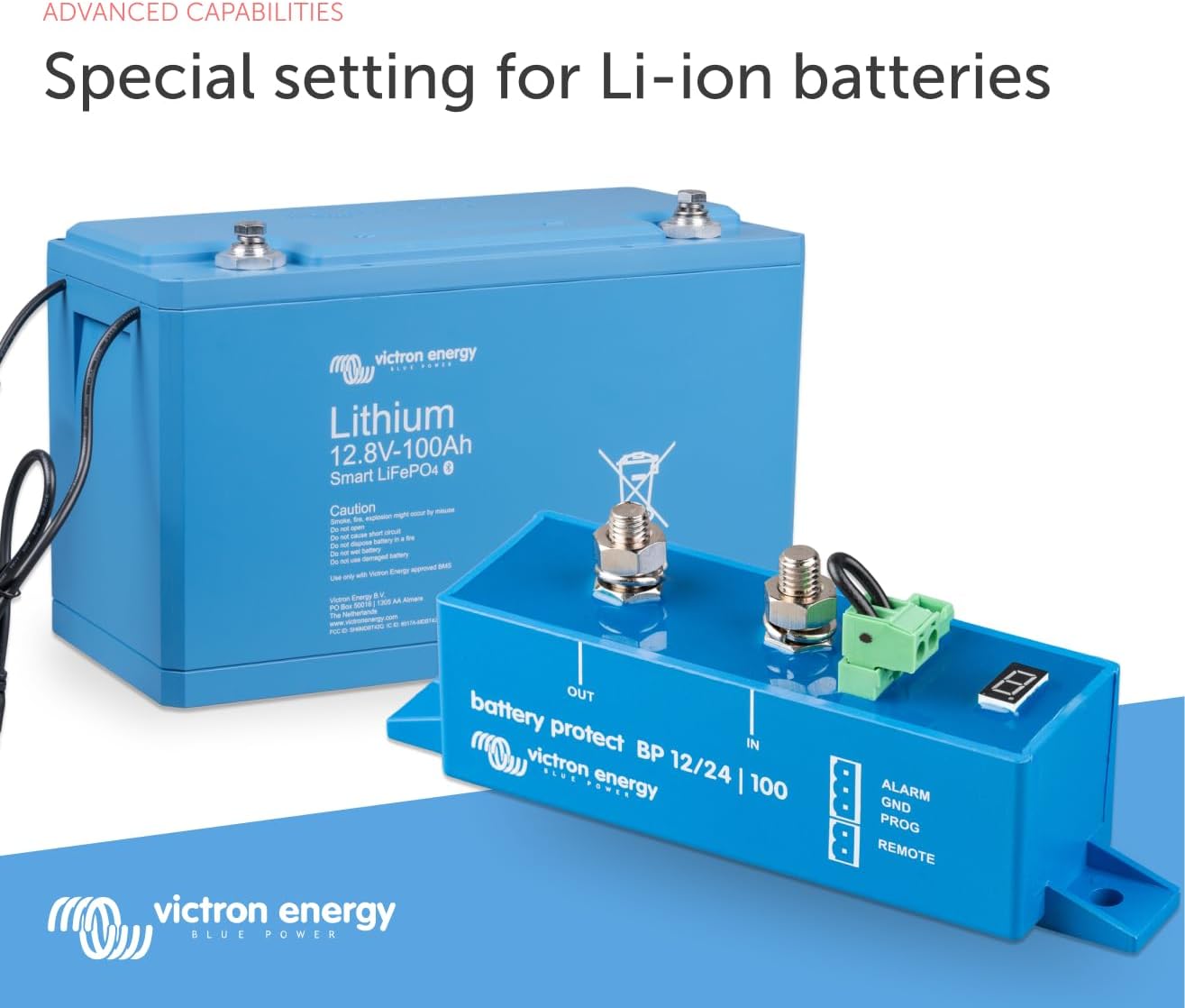 Victron Energy 	BPR000100400 Auto Ranging Battery Protect Detects System, 12/24V (Like New)