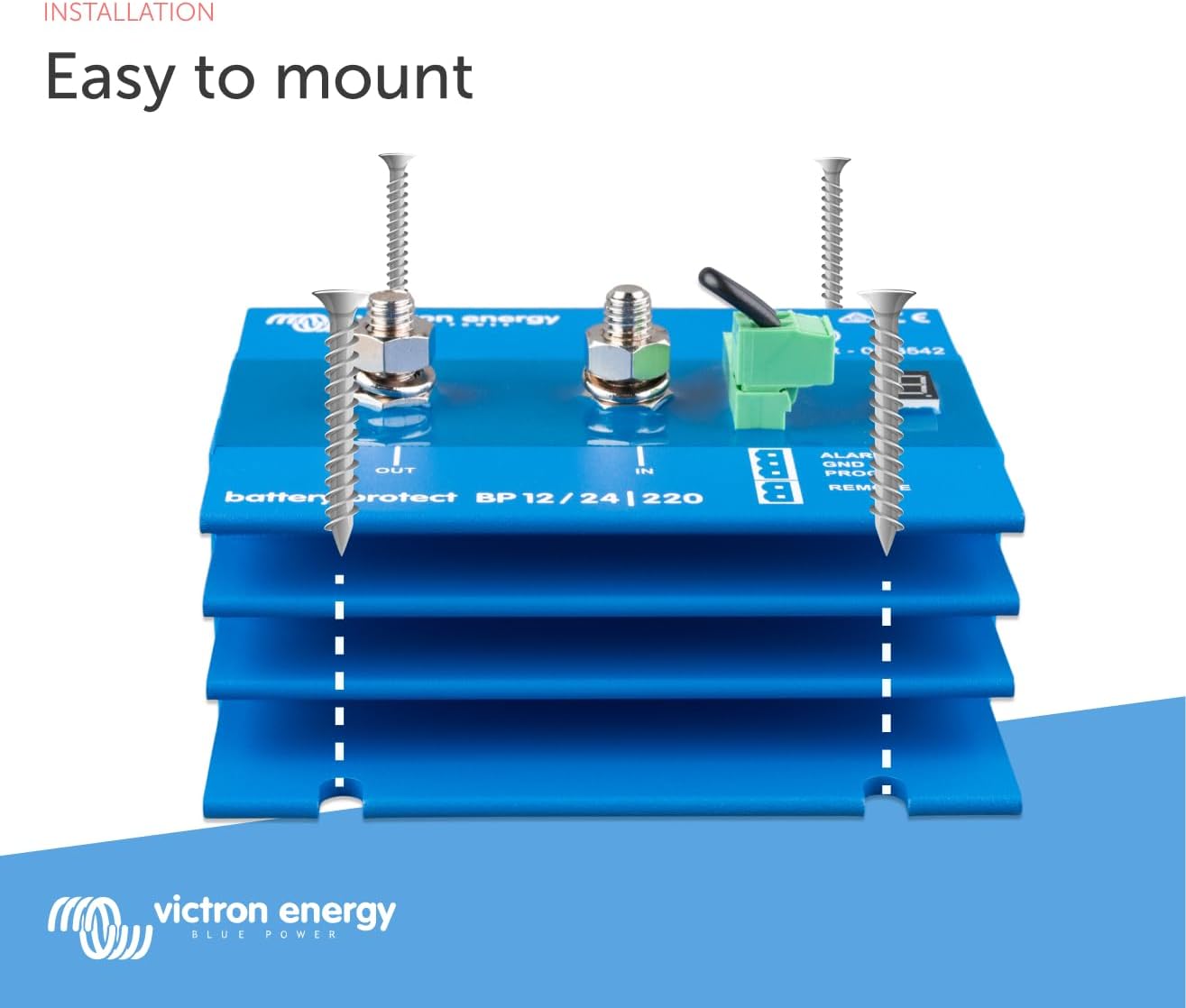 Victron Energy BPR000220400 12/24-V BatteryProtect Auto Disconnect Module (Like New)