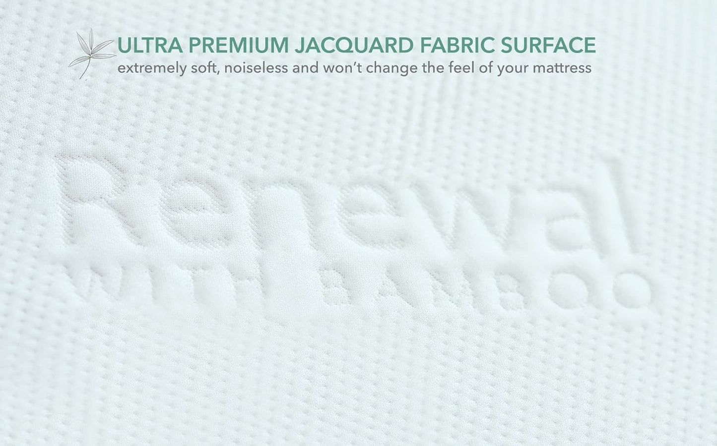 SafeRest Bamboo Derived Viscose Rayon Mattress Pad Protector Cover, Twin Size (New)