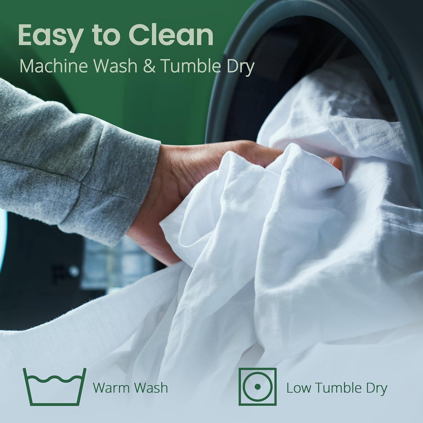 SafeRest Sleepure Full Size Waterproof Mattress Cover, Stretchable Pocket, White (New)