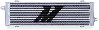 Mishimoto MMOC-SP-LSL Universal Cross Flow Bar & Plate Oil Cooler, Large, Silver (New)