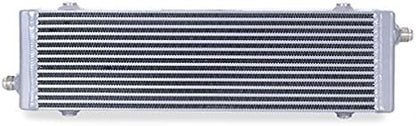 Mishimoto MMOC-SP-LSL Universal Cross Flow Bar & Plate Oil Cooler, Large, Silver (New)