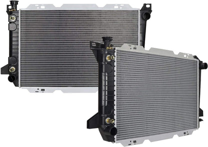 Mishimoto R1451-AT Replacement Radiator, Fit for 1985-1996 Ford Bronco with AC (Used)