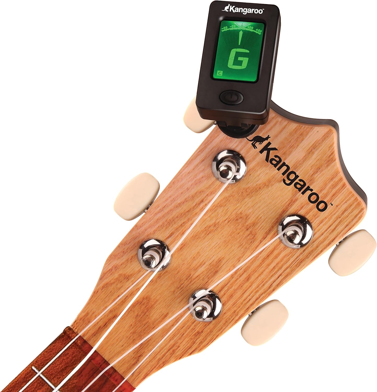 Kangaroo 22.5" Ukulele Set w/ Tuner, Case, Strap, Picks & Songbook, 4 String Kit (Used)
