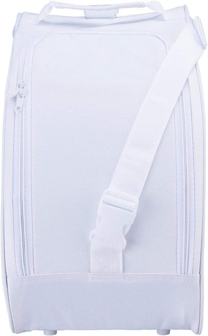 Jackson Ultima Ice/Roller Skating Bag with Zipper System, One Size, White/Pink (Like New)