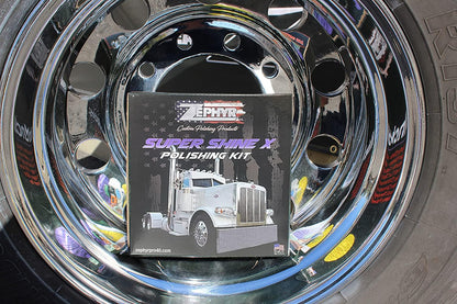 Zephyr Super Shine X Metal Polishing Kit for Big Rigs, Fuel Tanks & Wheels (Like New)
