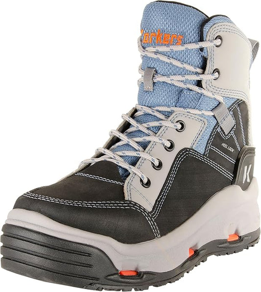 Korkers Buckskin Durable Mary Wading Boots for Women, Felt & Kling-On Soles (Used)