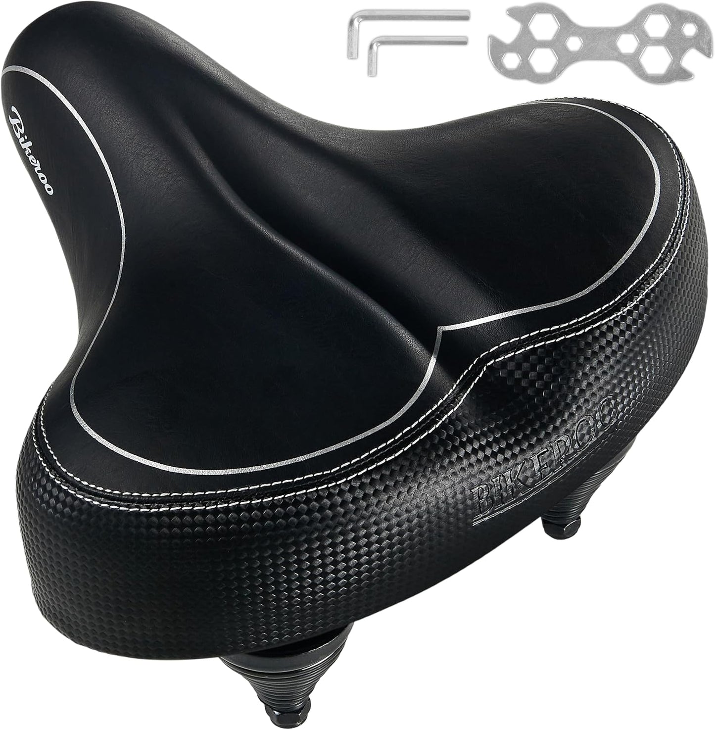 Bikeroo Oversized Bike Seat - Compatible with Peloton, Exercise or Road Bikes (Like New, No Retail Box)