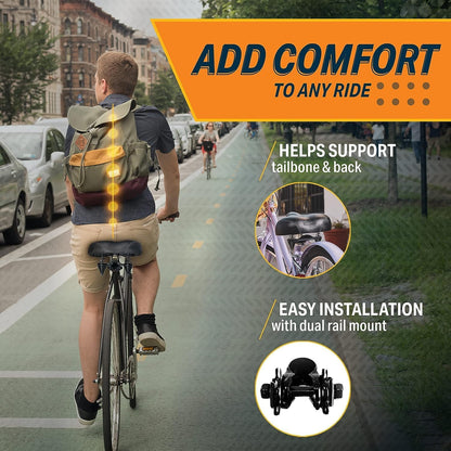 Bikeroo Oversized Bike Seat - Compatible with Peloton, Exercise or Road Bikes (Like New, No Retail Box)