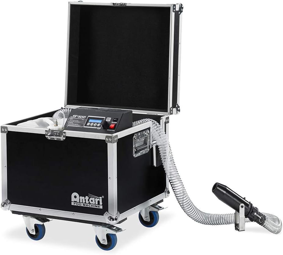 Antari S-500 Silent Snow Machine for Events, Stages - 20 Liters, 120 Volt, Black (Used)