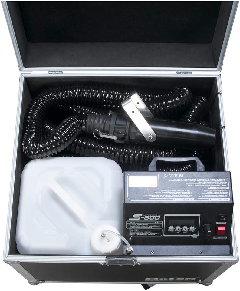 Antari S-500 Silent Snow Machine for Events, Stages - 20 Liters, 120 Volt, Black (Used)