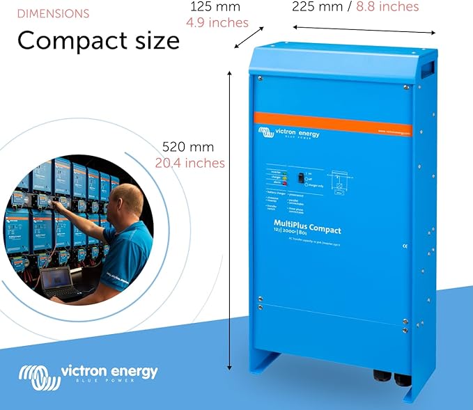Victron Energy MultiPlus Powerful Pure Sine Wave Inverter Charger - 4000 Watts (Like New)