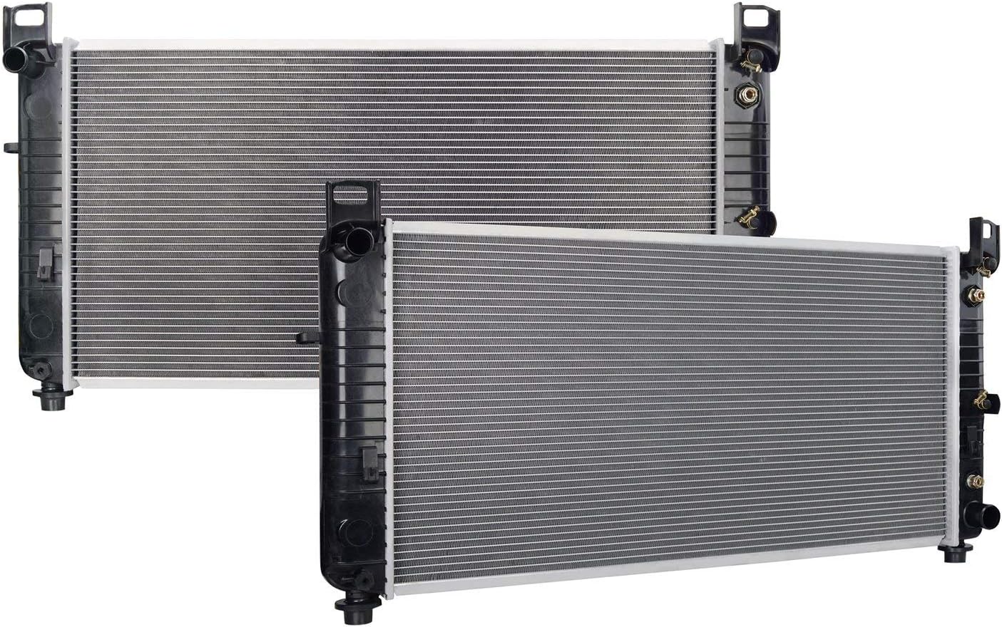 Mishimoto R2423-AT Replacement Radiator For 2002-2013 Cadillac Escalade, Silver- (Like New)