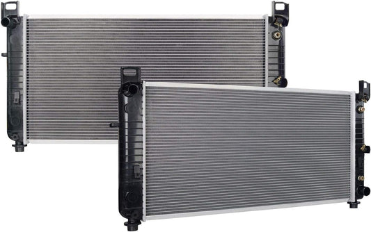 Mishimoto R2423-AT Replacement Radiator For 2002-2013 Cadillac Escalade, Silver- (Like New)
