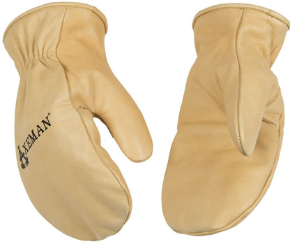 Kinco 1930-XL Axeman Lined Grain Cowhide Leather Mitt for Men, Highly Durable (Like New)