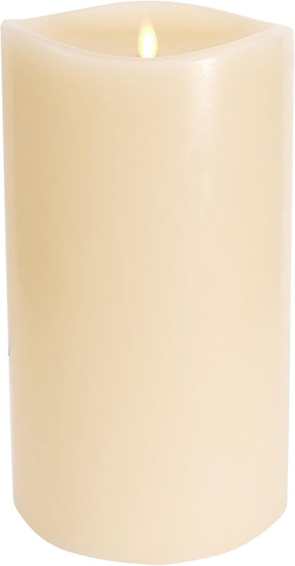 Luminara Grand Pillar Flameless Indoor LED Candle for Decor, Battery Operated (Like New)