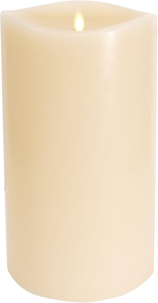 Luminara Grand Pillar Flameless Indoor LED Candle for Decor, Battery Operated (Like New)