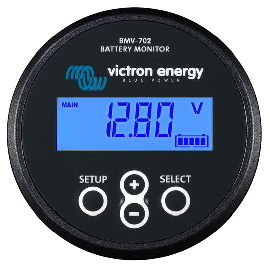 Victron Energy BMV-702 High-Precision Battery Monitor, Remote Monitoring, Black (Used)