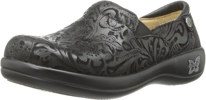 Alegria Keli Professional Leather Breathable and Stain-Resistant Clog for Women (Like New, Damaged Retail Box)