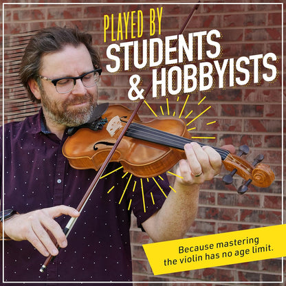 Mendini by Cecilio MV400 Violin, 1/4 Size, Maple Varnish (Used)