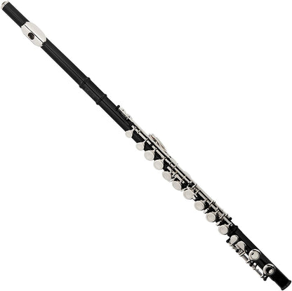Mendini By Cecilio Flutes - Closed Hole C Flute For Beginners, 16-Key - Black- (Used)