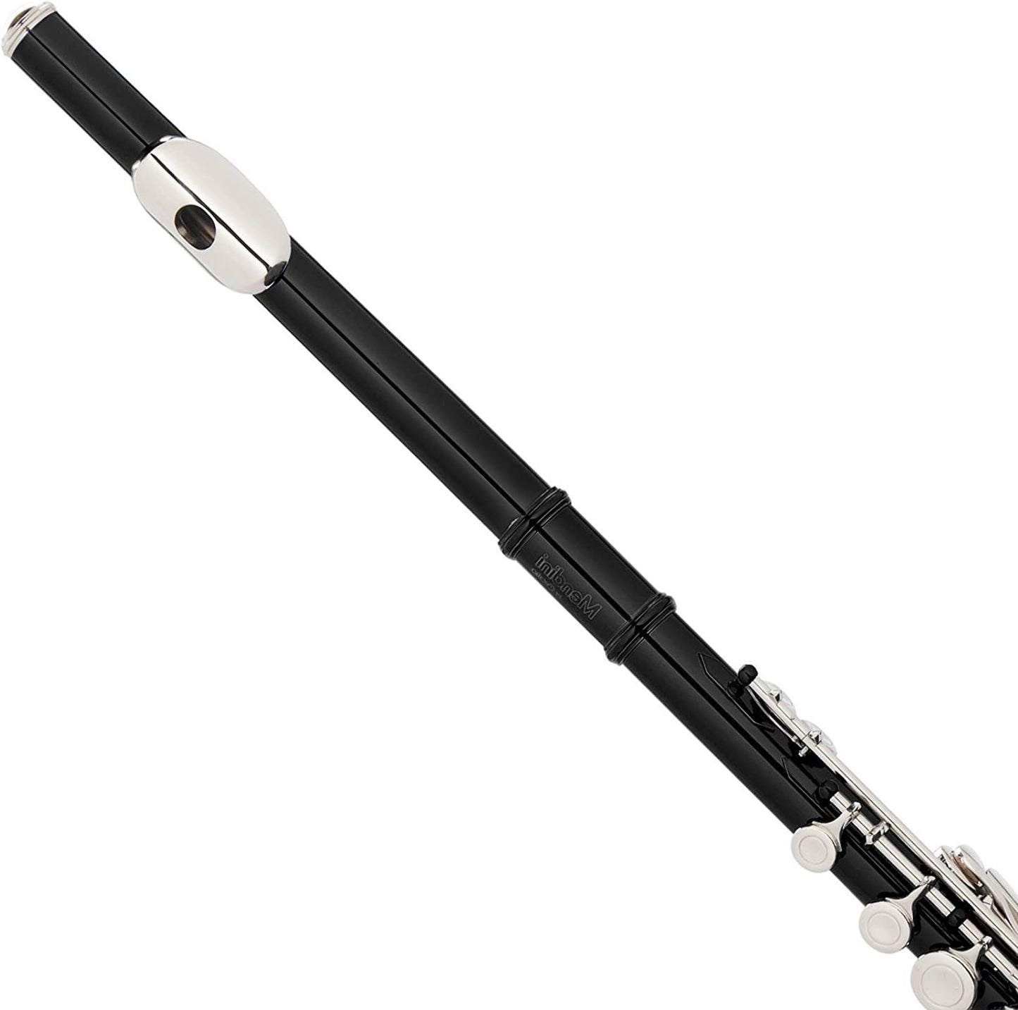 ﻿Mendini By Cecilio Flutes - Closed Hole C Flute For Beginners, 16-Key - Black (Like New)