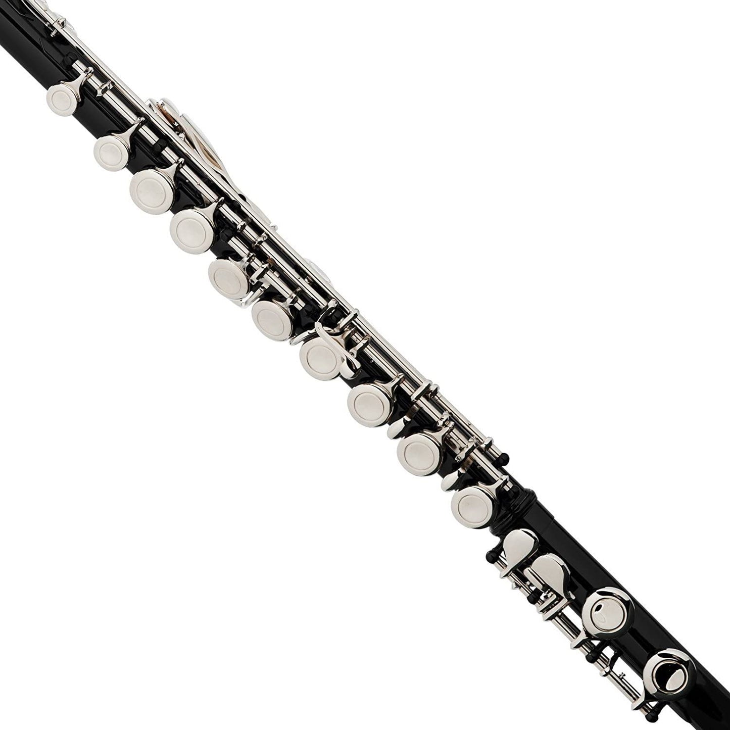 ﻿Mendini By Cecilio Flutes - Closed Hole C Flute For Beginners, 16-Key - Black (Like New)