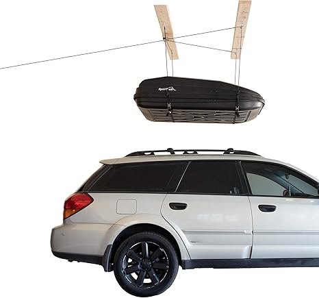HARKEN Hoister 4-Point Overhead Garage Storage Hoist System, 145lb Cargo, Kayaks (Used)