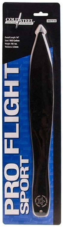 Cold Steel Pro Flight Sport 14" Carbon Steel Throwing Knifes, Pack of 3, Yellow (Like New, Damaged Retail Box)
