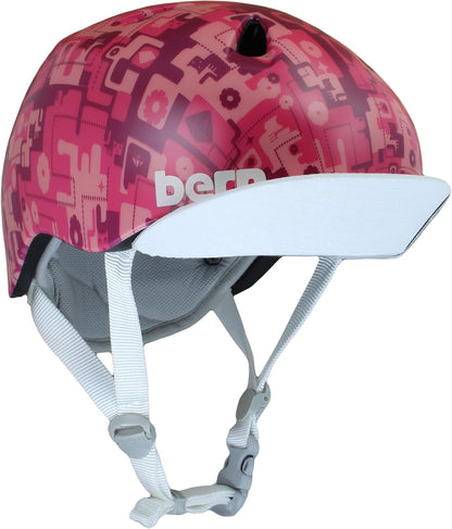 Bern Unlimited Nina Lightweight Cycling Helmet with Flip Visor for Girl and Boy (Like New, Damaged Retail Box)