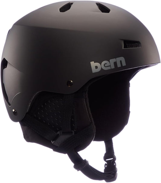 Bern Macon Classic Snowboard Adult Helmet for Men & Women, Expanded Polystyrene (Like New, Damaged Retail Box)