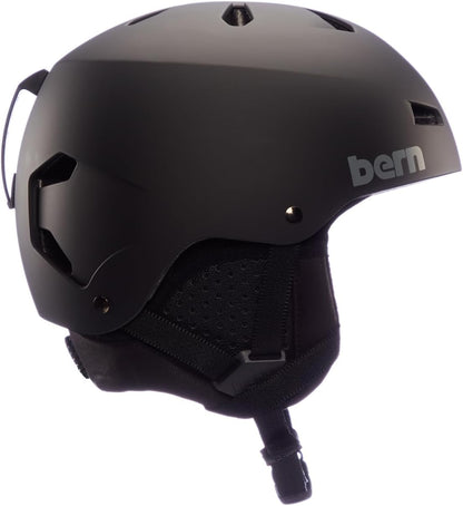 Bern Macon Classic Snowboard Adult Helmet for Men & Women, Expanded Polystyrene (Like New, Damaged Retail Box)