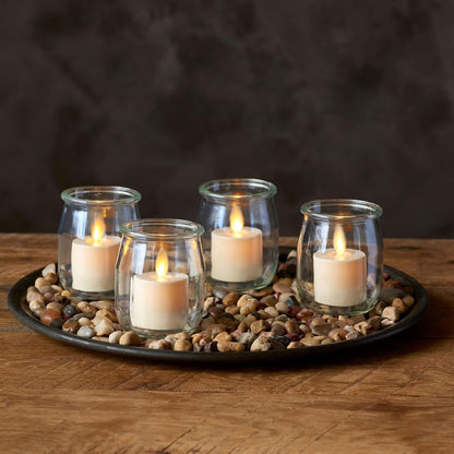 Luminara Flickering Waterproof Warm Flameless LED Candles, 3 Watts, Set of 4 (Like New)