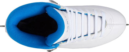 Jackson Ultima MARK I SoftSkate Figure Skate for Women/Girl, Size 5 - White/Blue (New, Damaged Retail Box)