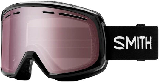 SMITH Range Ski Goggles with Anti-Fog Protection, Black Ignitor Mirror, One size (Used)