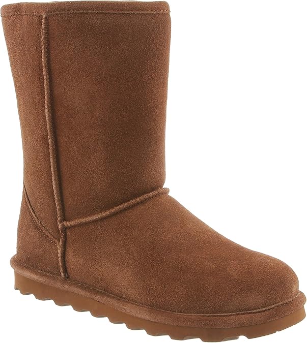 Bearpaw Womens ELLE Short Fashion Boot Synthetic Sole - Hickory ii, 9 M US (Like New)